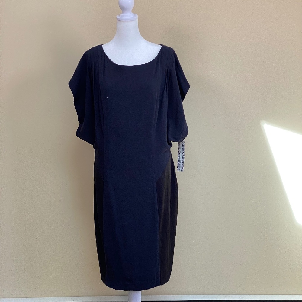 Kay Unger NWT Blue-black dress size 16